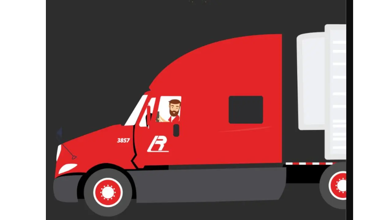 roehl truck cartoon image