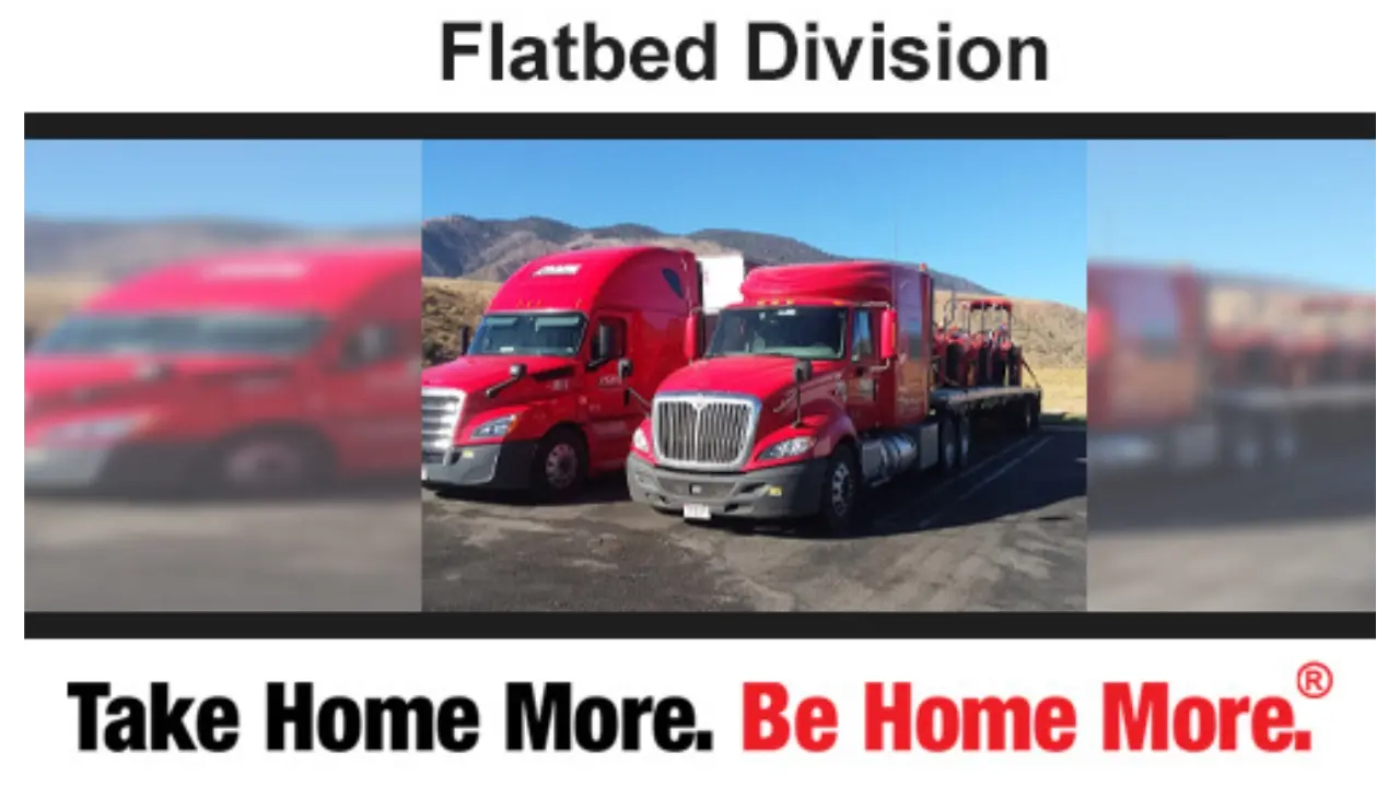 Flatbed graphic take home more