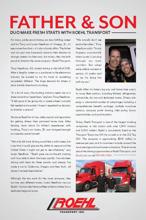 September Trucking 2017 magazine article