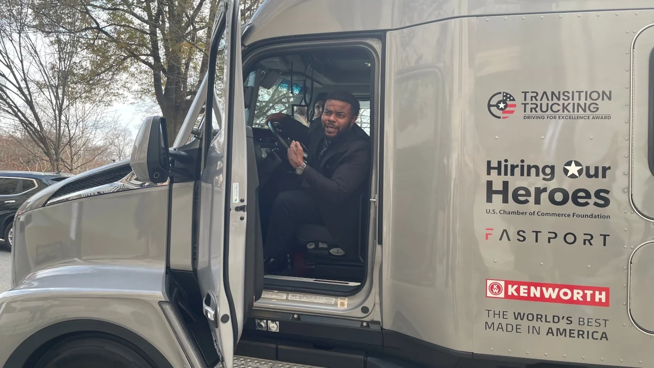 Charles Jones, Jr., Transition Trucking Winner
