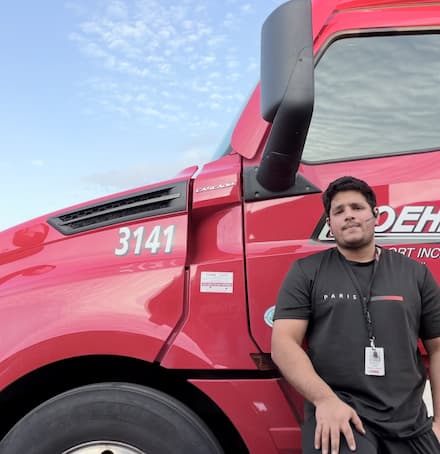 Juan Rosado Lozada, Roehl Transport Truck Driver and Transition Trucking Semi Finalist