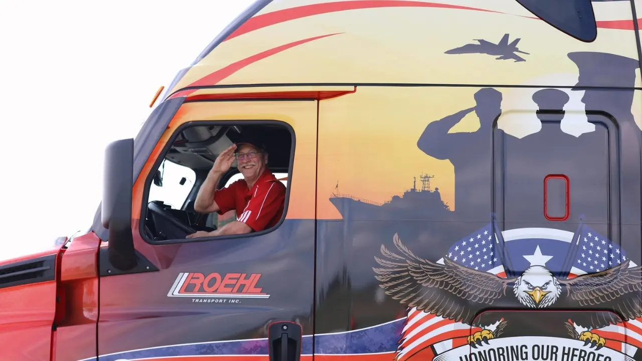 Roehl driver in military truck