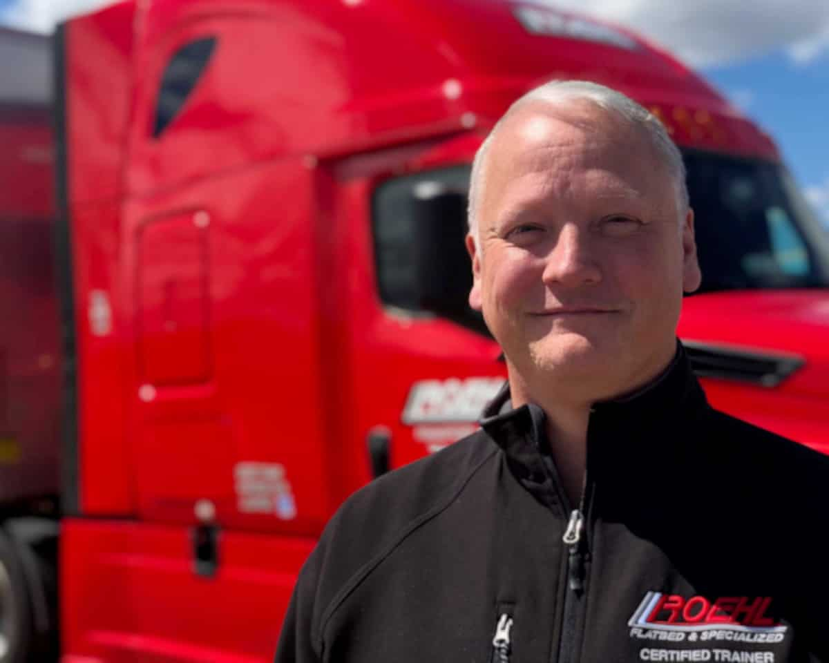 Daniel Walton got tuition free CDL training through Roehl Transport