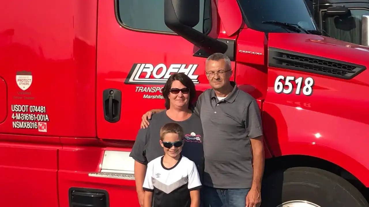 Roehl Driver with family