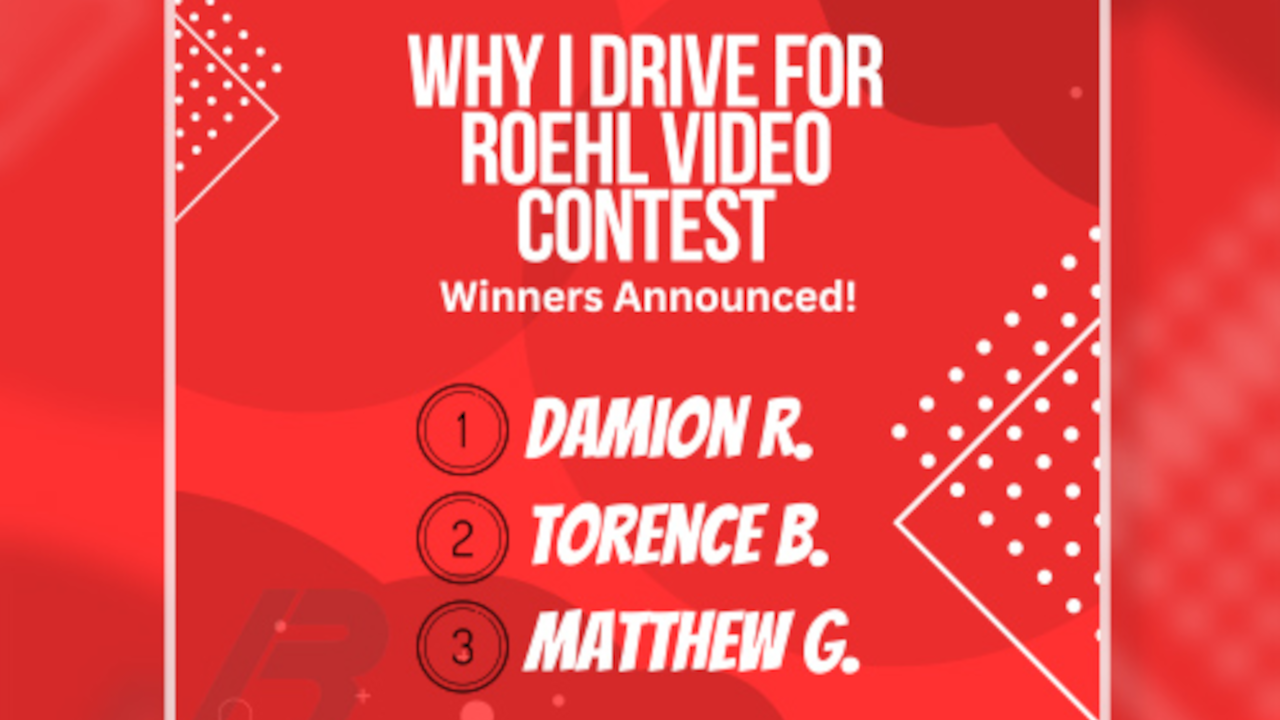 Why I drive for Roehl winners