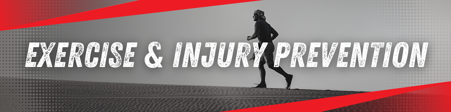 Exercise and injury prevention banner