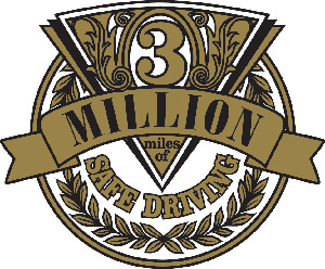 3 Million Safe Miles Logo