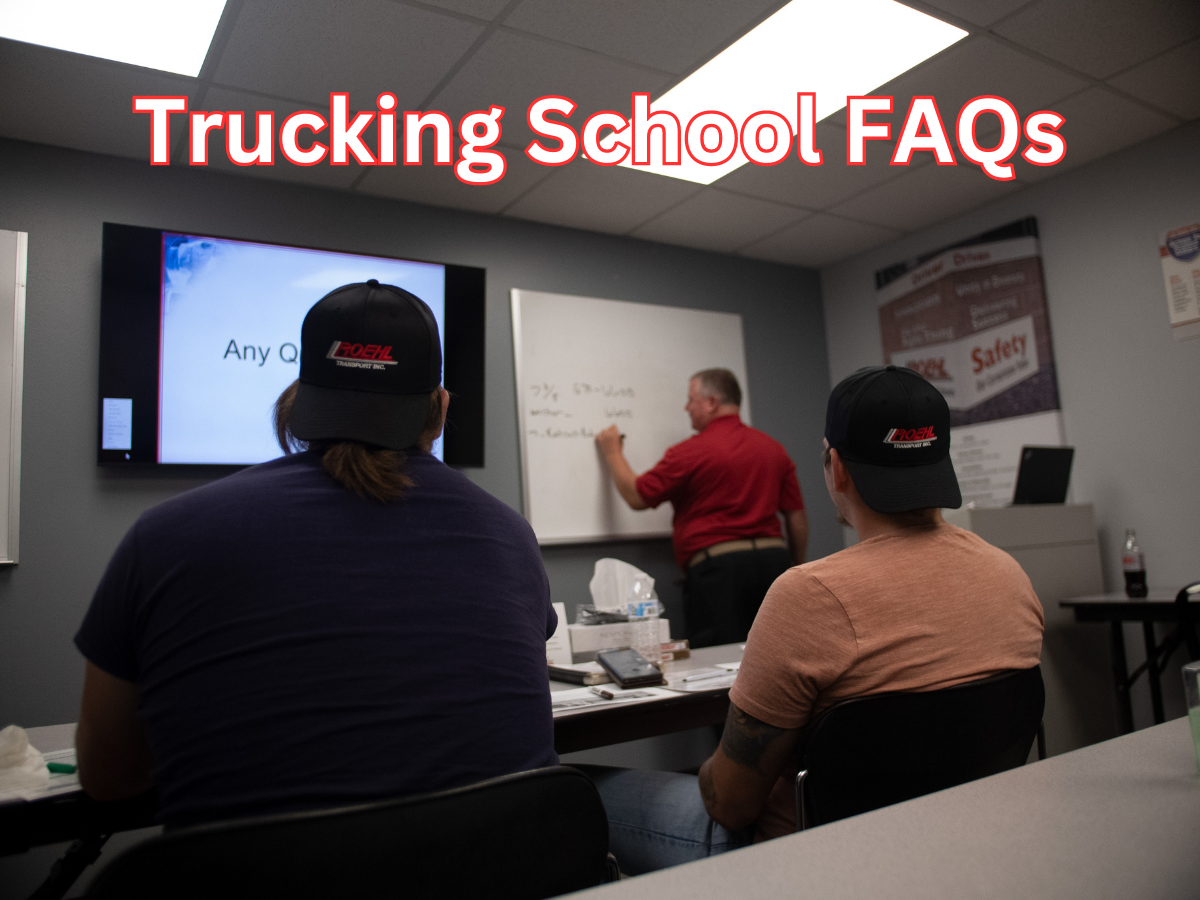 Trucking School FAQs - Questions and Answers Teaser
