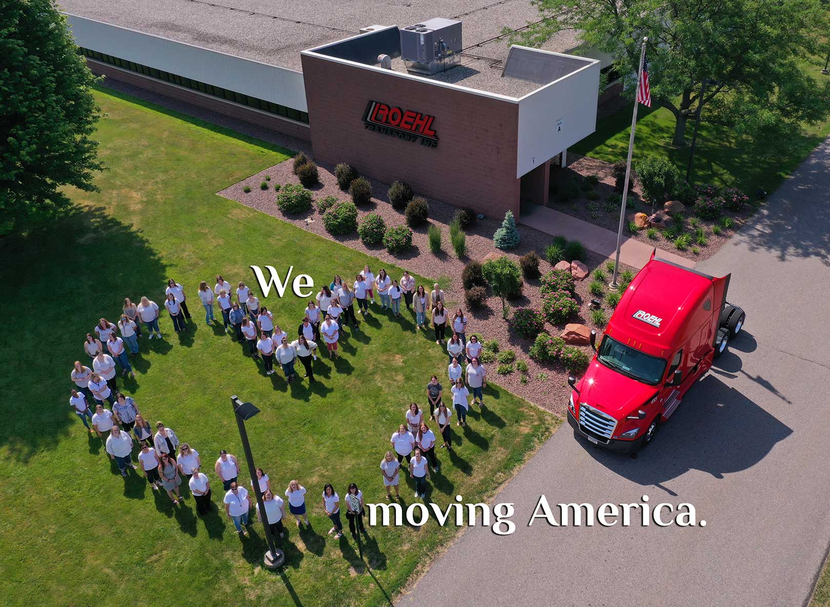 Roehl Transport Loves Moving America