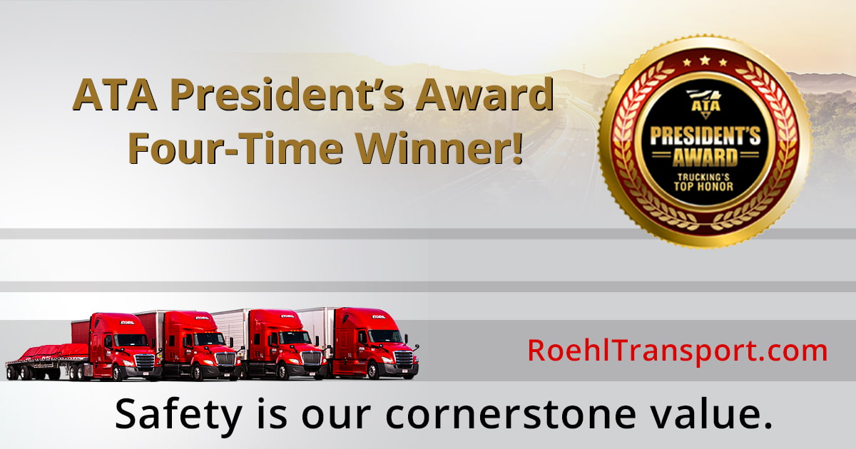 Roehl wins 4th ATA President's Trophy!